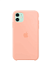 Фото — Чехол для смартфона Apple для iPhone 11, силикон, «розовый грейпфрут»